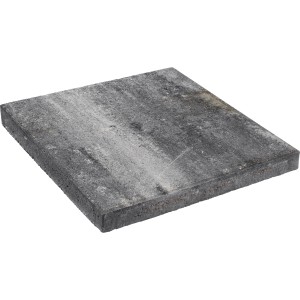 Premac Terrassenplatte Ester, grau-anthrazit, 50x50x5 cm, Betonplatte für Terrasse und Gehweg.