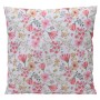 Buntes Deko-Kissen (45x45 cm) mit Blumenmuster aus Polyester.