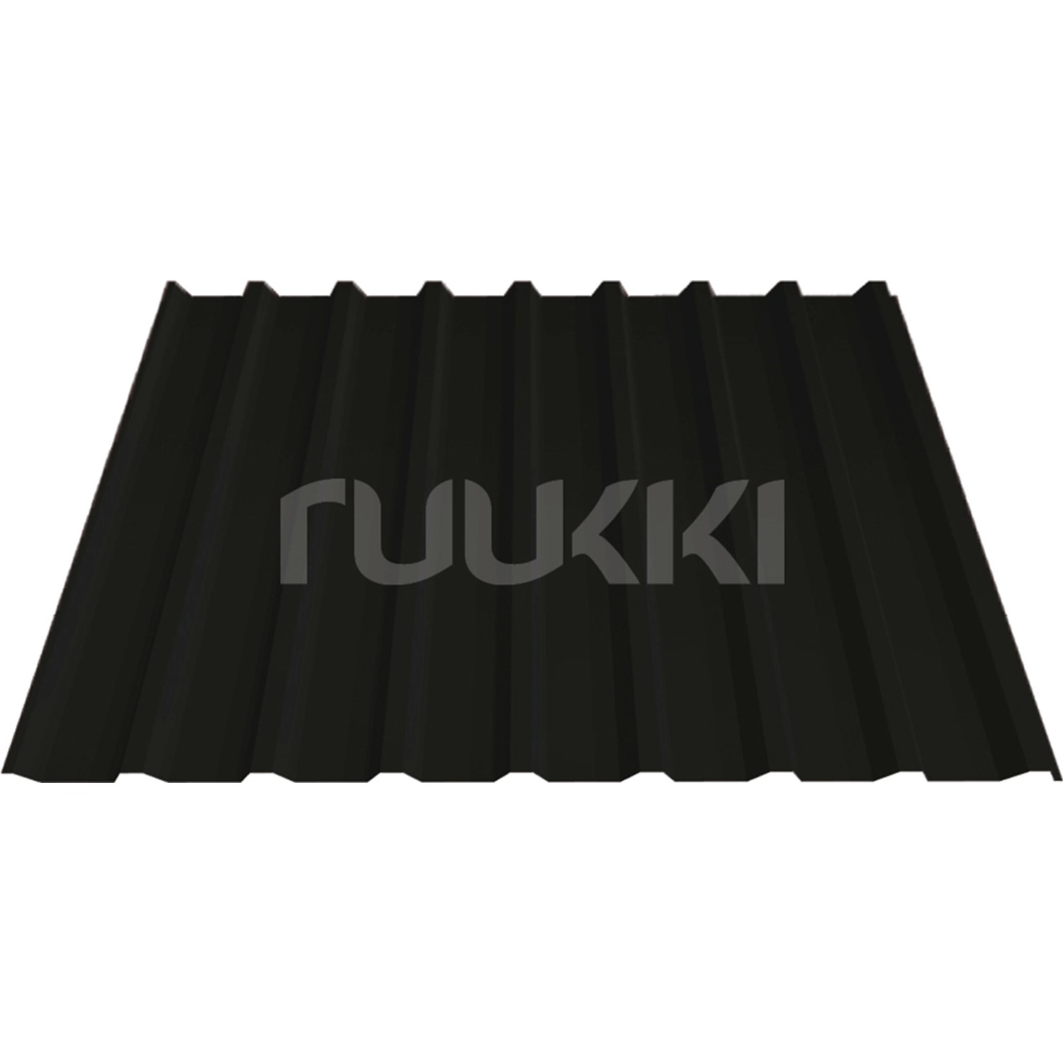 Schwarzes Trapezblech T20 für Holzbrüder Carport Ralf mit Geräteraum.