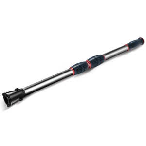 Chemoform Teleskopstange Revolution, 360 cm, silberfarben, für Poolkescher und Poolzubehör.