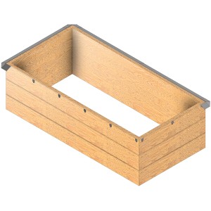 Bellissa Befestigungsset für Schneckenbleche am Hochbeet, 10er-Set, verzinkter Stahl.
