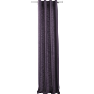 Mydeco Schlaufenschal Balance in Brombeere, 135x245 cm, blickdichter Fenstervorhang.