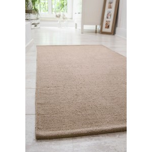 Andiamo Teppich Missouri, 60x120 cm, Schlamm. Kurzflorteppich aus Baumwolle für Wohnräume.