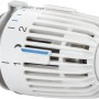 Heimeier Thermostatventilset, weiß, mit gut ablesbarer Skala für präzise Heizungsregelung.