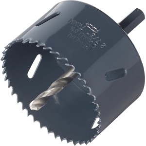 LUX Bi-Metall Lochsäge Professional Ø 73 mm für präzise Schnitte in Holz, Metall und Aluminium.