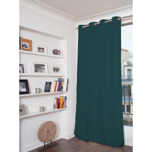 Blauer Moondream Verdunklungsvorhang (135x260cm) mit Ösen für Schlafzimmer & Wohnzimmer.