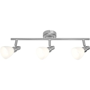 Ledvance LED-Spot, 3-flammig, silberfarben. Deckenleuchte mit drei Strahlern.