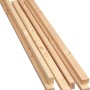 Holz Unterkonstruktion aus Lärche für Terrassendielen, 4,5x7x400cm.