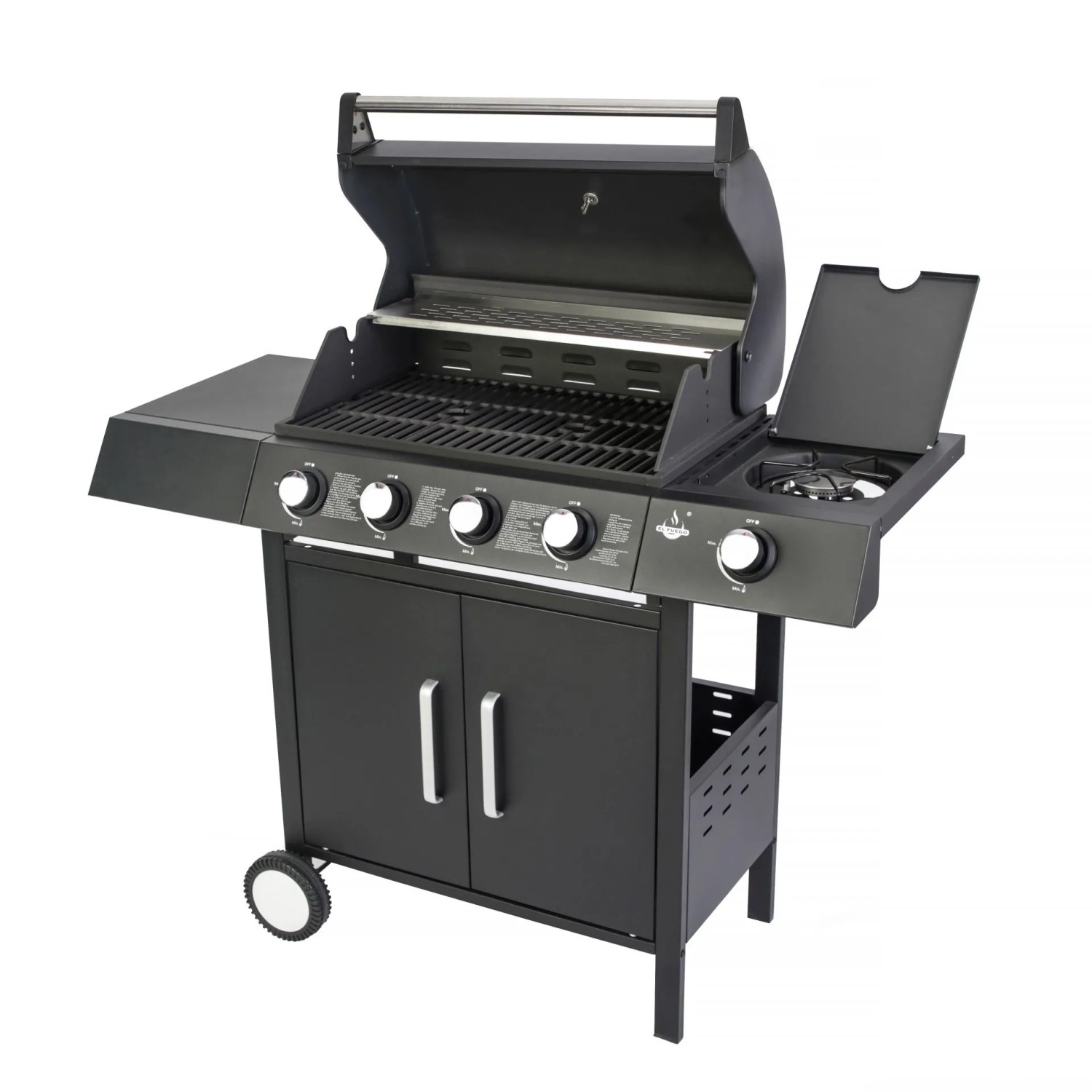 El Fuego Gasgrill San Angelo 4+1 Brenner El Fuego Gasgrill San Angelo 4+1 Brenner ca. 119,5 x 110,5 x 53 cm