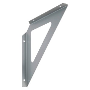 OBI Konsole Triangel, Alu-Silber, 190x190mm, für Regalböden und Möbelbau.