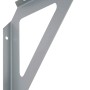 OBI Konsole Triangel, Alu-Silber, 190x190mm, für Regalböden und Möbelbau.