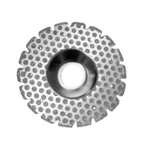 Double Action Trenn- und Schleifscheibe für Winkelschleifer, geeignet für Fliesen und Keramik.