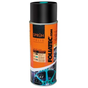 Foliatec Sprühfolie in Matt-Schwarz für Felgen und mehr.