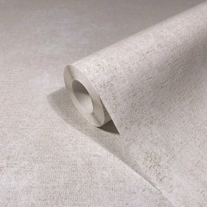 Rolle Marburg Vliestapete Jackie 13 Beige Uni Modern mit leichter Struktur.