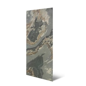 Echtstein-Paneel Real Stone Patina Schiefer, grau-braun mit natürlicher Maserung, für Wandverkleidung.