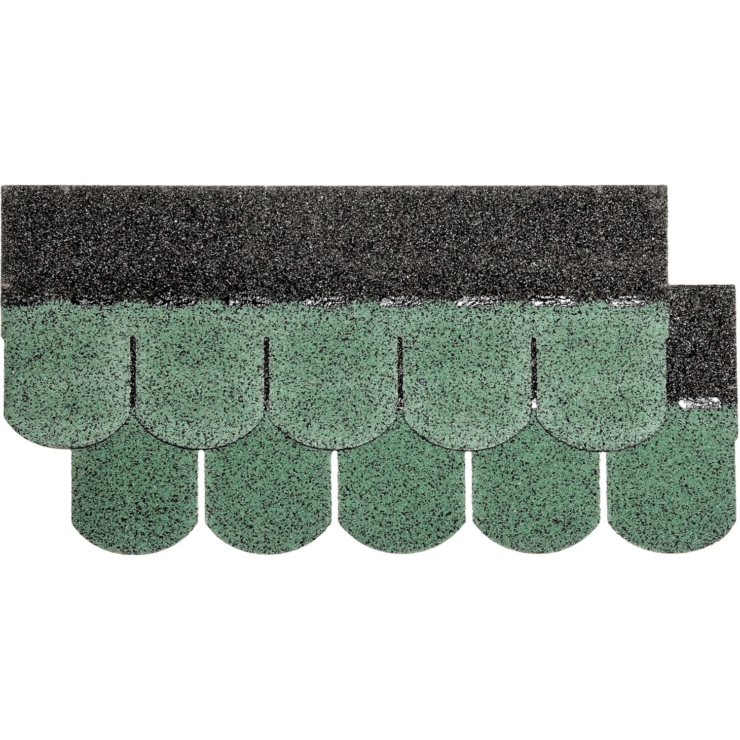 Grüne Bitumen-Biberschindeln, 2 m²/Paket, für die Bedachung von Gartenhäusern und Pavillons.