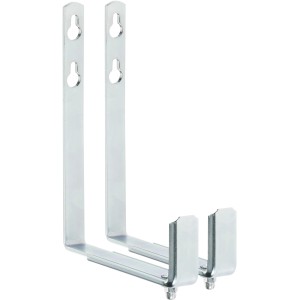 Alba Blumenkastenhalter 2er Set für Wandmontage, verzinkt.