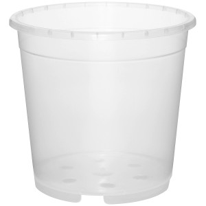 Geli Orchideentopf ca. Ø 12 cm Transparent Klar