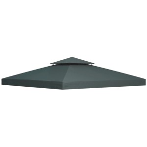 Outsunny Ersatz-Vordach 180g/m² Polyeser Kohlegrau 3 x 3 m