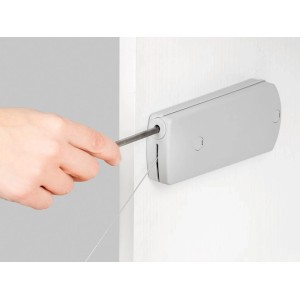 Emuca Flügeltürmechanismus Microwinch 4 kg Stahl und Kunststoff Grau