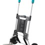 wolfcraft Sackkarre TS 1500 klappbar mit großer Schaufel und ergonomischen Griffen.
