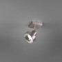 Nickel-matter Trio Spot 1er Leon Deckenstrahler mit GU10 Fassung.