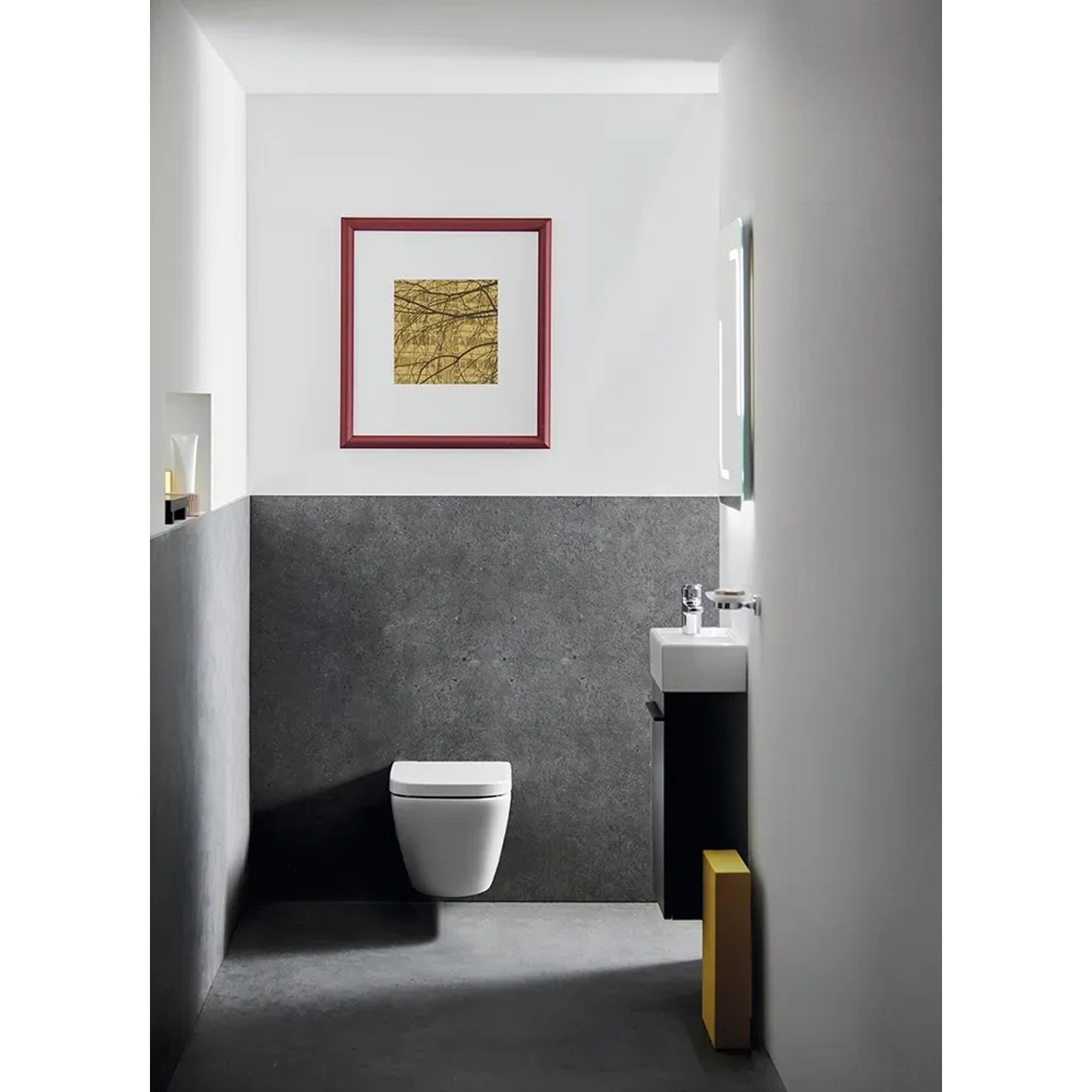 Ideal Standard Toilettendeckel DIAGONAL – Weiß, Hochwertiger Harzkern, Wasserdicht, Inkl. Scharniere