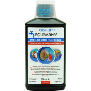 Easy Life Aqua Maker Wasseraufbereiter 500ml für Aquarien, entfernt Chlor und Schwermetalle.