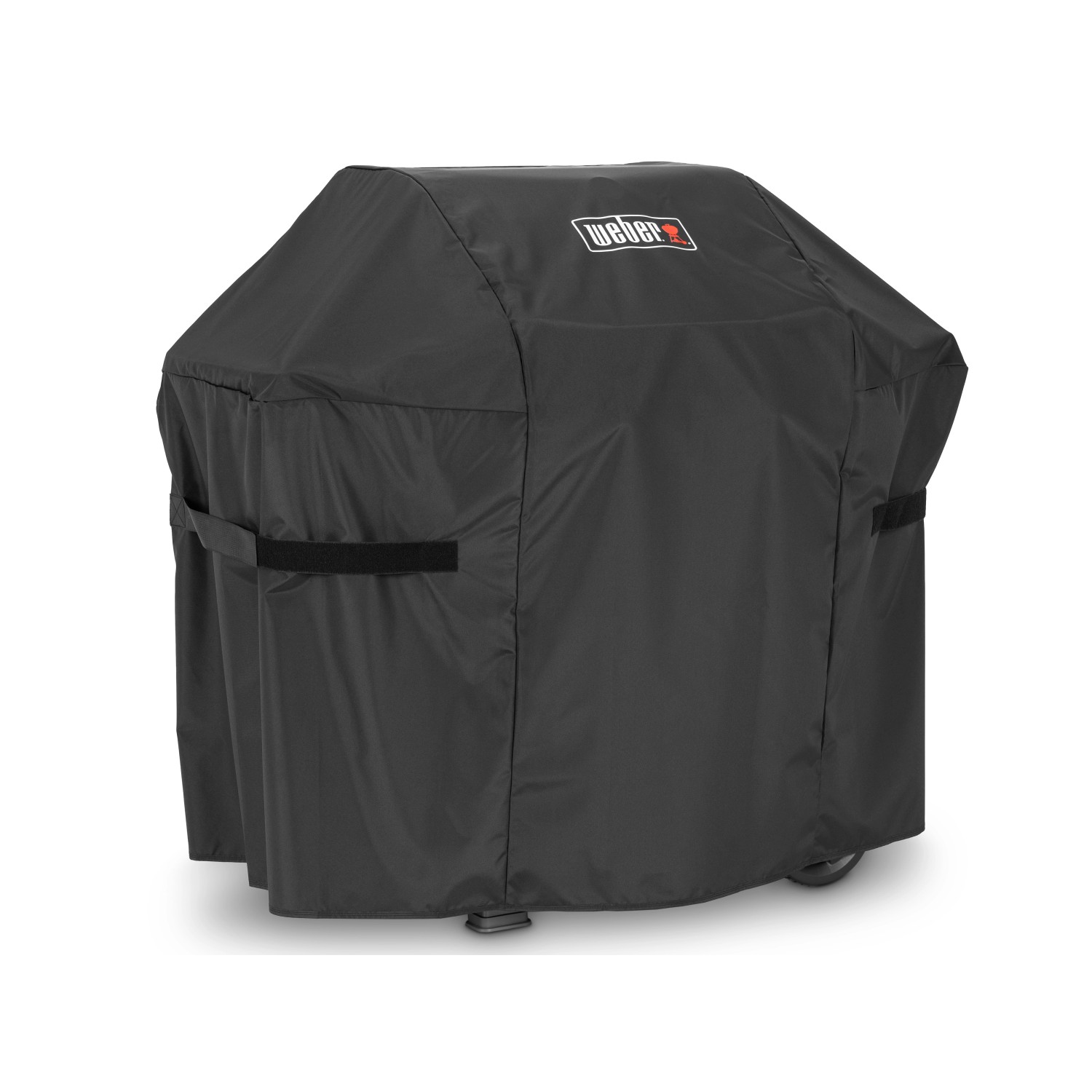 Schwarze Weber Abdeckhaube Premium für Spirit/Spirit II 300 & 400 Gasgrills, schützt vor Witterung.