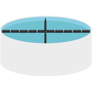 Steinbach Eisdruckpolster im Pool, schützt vor Frostschäden im Winter.