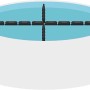 Steinbach Eisdruckpolster im Pool, schützt vor Frostschäden im Winter.