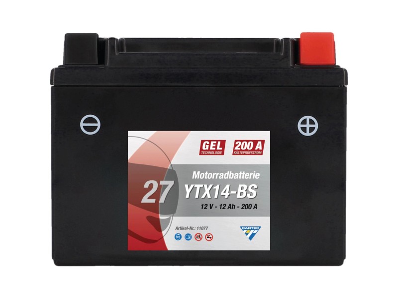 Cartec GEL Batterie YTX14-BS 12 Ah 200 A kaufen bei OBI
