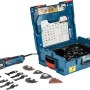 Bosch Professional Multicutter GOP 40-30 mit Zubehör in L-Boxx. Multifunktionswerkzeug und Zubehörteile.