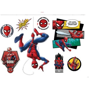 Komar Deko-Sticker Spider-Man Head, Wandtattoo mit Spider-Man Motiven.