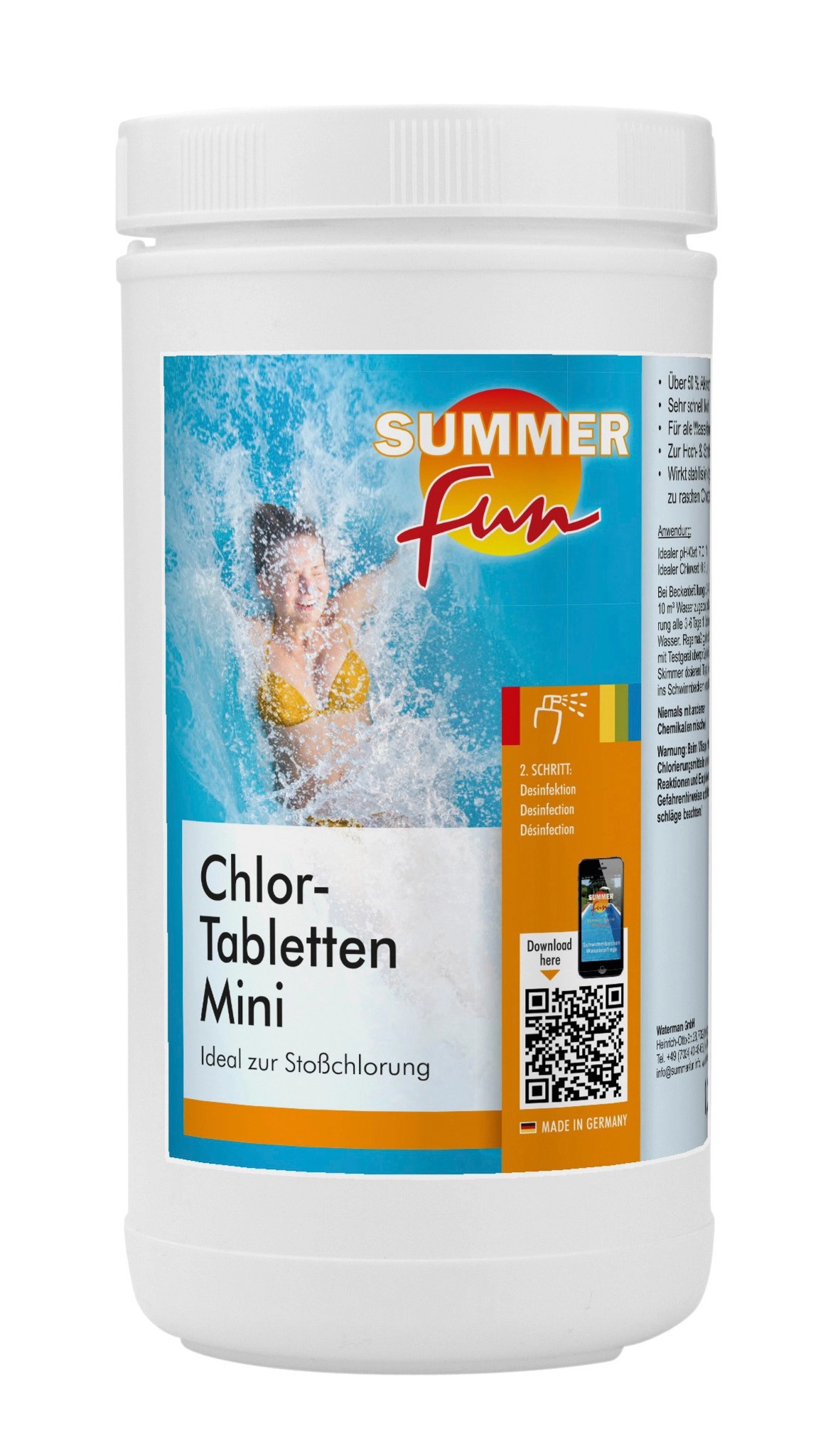 Summer Fun ChlorTabletten Mini 20 g Inhalt 1,2 kg kaufen bei OBI