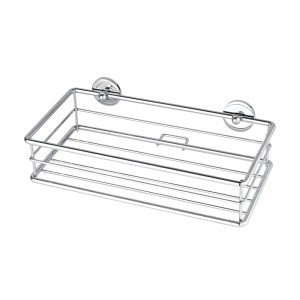 Verchromter Nie Wieder Bohren Ablagekorb Baath Plus für Badutensilien.