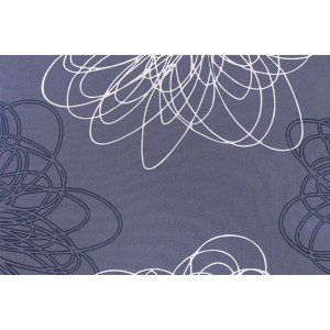Siena Garden Auflage Xora Blume blau, ca. 100x48 cm, für Sessel.