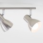 Briloner Spotleuchte Cup, 4-flammig, schwenkbar, Retro-Design in Matt-Nickel.
