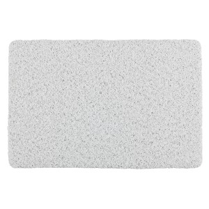 Weiße Wenko Badematte Loop, 40x60 cm, aus Kunststoff für Bad, Dusche, Sauna und Pool.