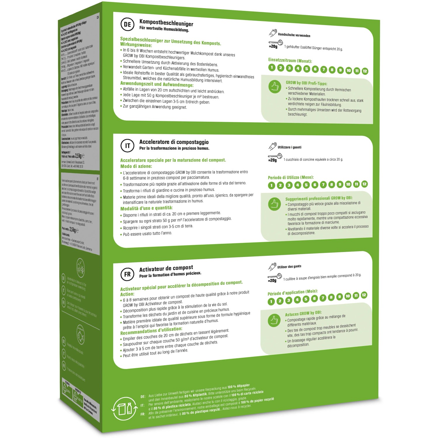 GROW by OBI Kompostbeschleuniger, 2,5 kg kaufen bei OBI
