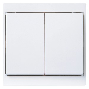 Kopp Serienschalter Malta, arktisweiß, für Unterputzmontage.