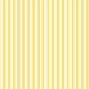 Gelbe Vliestapete mit Streifenmuster von Joules Country Critters, passend für Kinderzimmer.