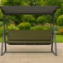 Grünes Kissen für Hollywoodschaukel, 150x60x50x7cm, für 3-Sitzer Gartenschaukel.