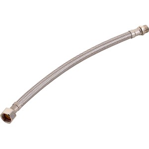 Flexibler Armaturen-Schlauchverbinder, 14,9 mm x 8 mm, 300 mm, aus Edelstahl.