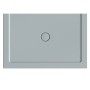 Rechteckige Bette Duschwanne Extraflach Stage, 120x90 cm, Quartz, mit mittigem Ablauf.