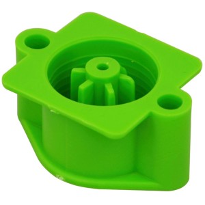 Grünes Betonbau-Frontteil, 20mm, 5er-Set für Unterputzdosen.