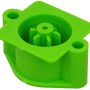 Grünes Betonbau-Frontteil, 20mm, 5er-Set für Unterputzdosen.