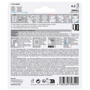 Tesa Powerstrips Click Small, 4 Stück. Klebenägel für unsichtbare, sichere Befestigung von Deko-Objekten.