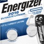 Energizer Ultimate Lithium CR2016 Knopfzellen, 2er-Pack. Langlebige 3V Batterien für diverse Geräte.