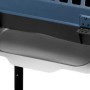 Detailaufnahme: Enders Camping-Gasgrill Explorer II mit Fettauffangschale.